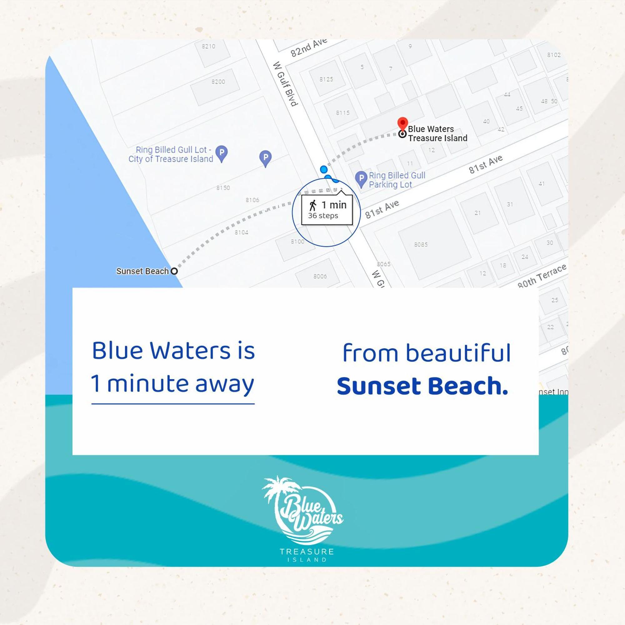 Hotel Blue Waters Treasure Island Extérieur photo