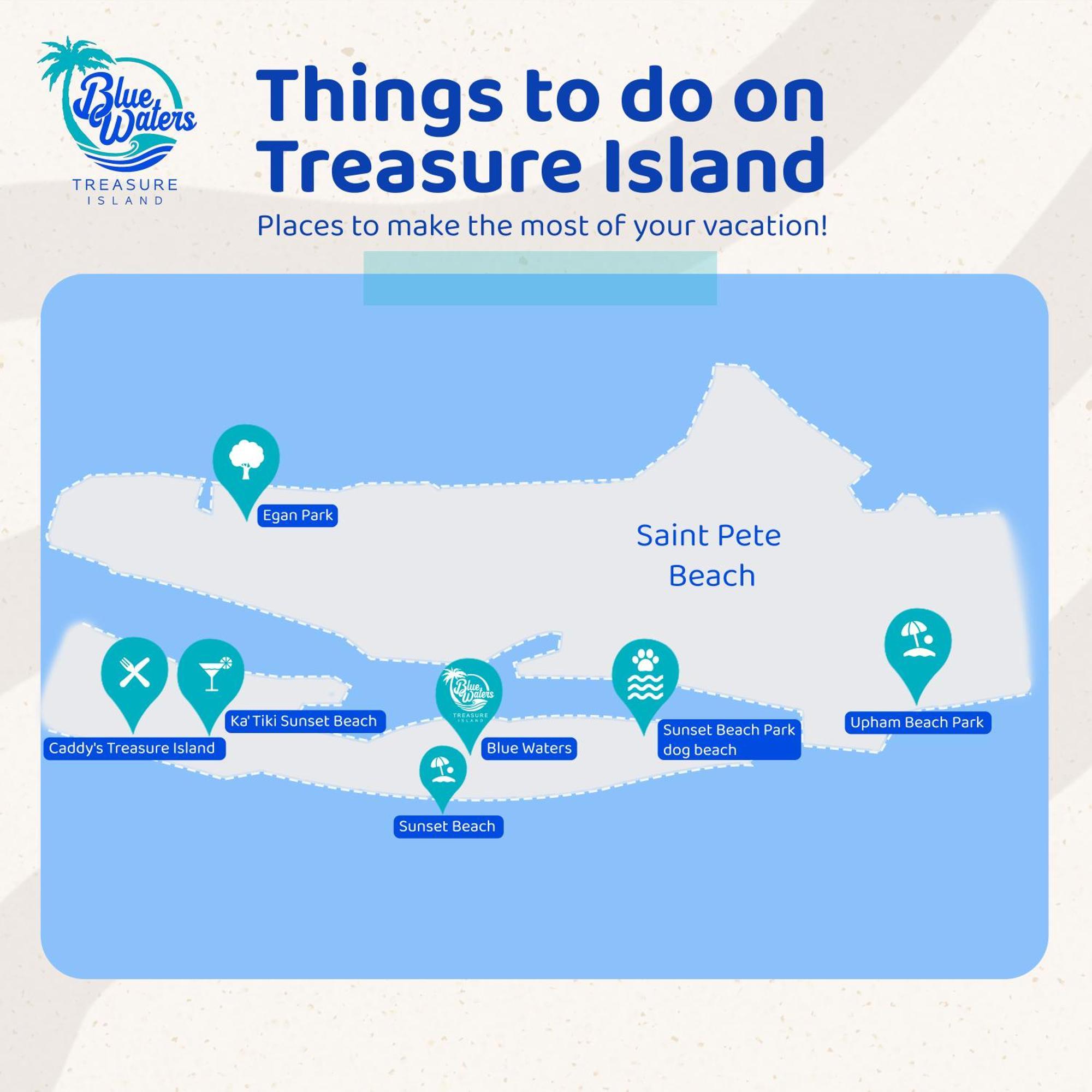 Hotel Blue Waters Treasure Island Extérieur photo